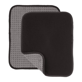 PATIKIL Bowling Ball Towel 10x8 Inch, 2 Pack Microfiber Shammy Pad for Cleaning Bowling Ball, Gray