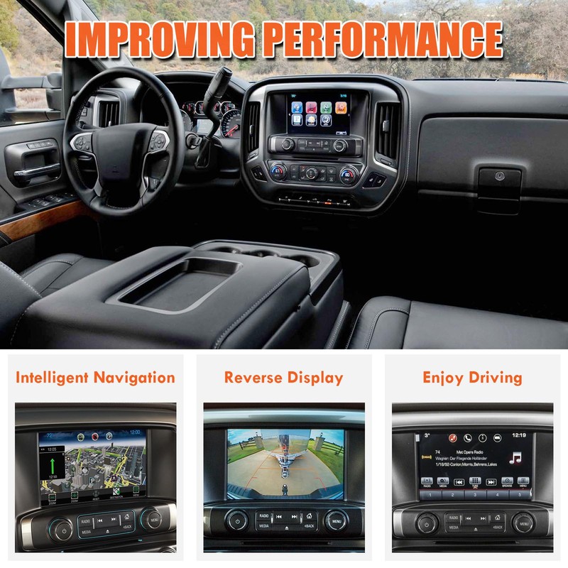 SHUNTALL 8" LCD Touch Digitizer Screen Digitizer Radio Navigation Compatible
