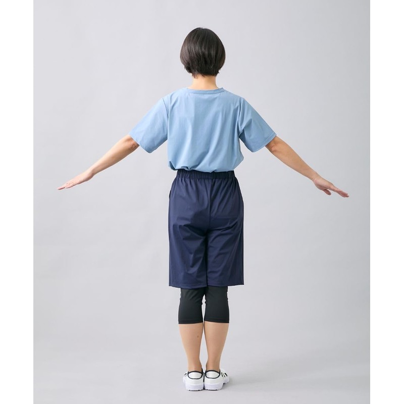 [ニッセン] スクラブパンツ レディース メンズ ラッシュガード ショートパンツ ナースレーヌ 介護 医療 保育士