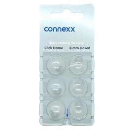 Connexx 6 Pack Replacement Click Domes 8mm for Signia Rexton Miracle Ear Hearing Aids