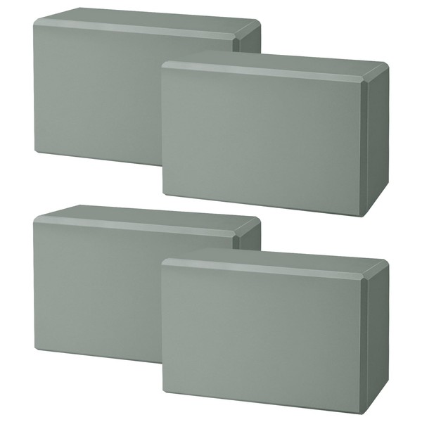 Paquete de 4 bloques de yoga, ladrillo de espuma EVA