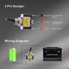 APIELE 30A Heavy Duty Toggle Rocker Switch ON Off 12V
