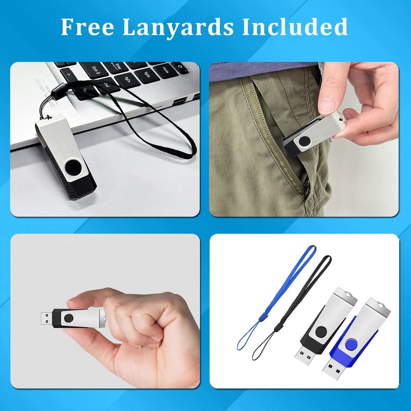 ABLAZE 32GB USB Stick 2 Pack 32GB Memory Stick Swivel