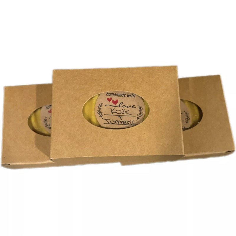 3 Pack Kojic acid + Turmeric brightening Soap.