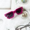 OZPYKAE Men Women Cool Square Sunglasses Thick Frame Sunglasses Rectangle