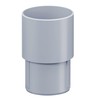 INEFA Downpipe Connector, PVC DN75 / 75 mm, Grey, Drain