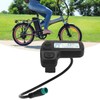 Electric Bicycle LCD Display Waterproof Connector Data Display Meter 24V
