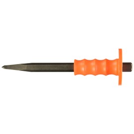 Mayhew Select 80205 3/4-by-12-Inch Guardian Handguard Bull Point Chisel , Black