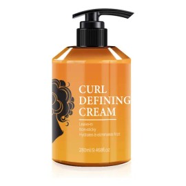 Una Crema Definitora Rizada, Sin Enjuague, Antiadherente, Hi