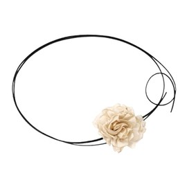 Waist Chains for Women,Vintage Flower Body Chain Elegant Camellia Floral Belly Belt Body Jewelry, Large, Fabric, No Gemstone