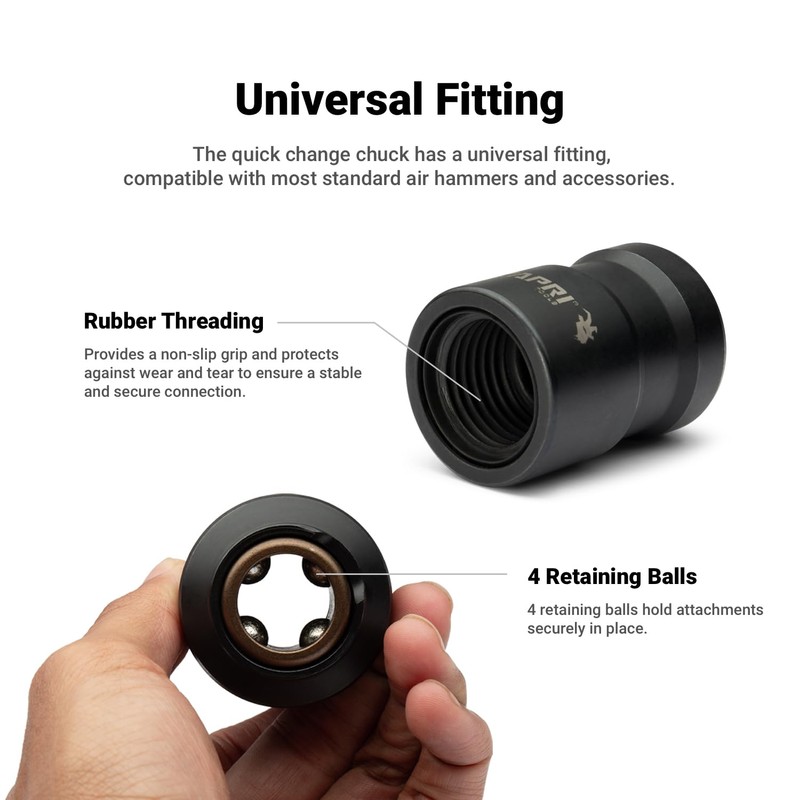 Capri Tools Quick Change Chuck for Air Hammers