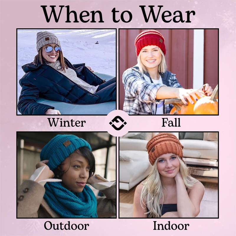 Funky Junque Exclusives - Gorro holgado de gran tamaño para