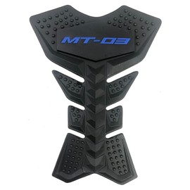 Motorcycle Blue Gas Fuel Tank Pad Protector Anti-Slip Rubber Guard Compatible With Yamaha MT03 FZ03