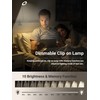 Clip on Lamp,5 Colors+10 Brightness LED Desk Lamp with Clamp,550lm