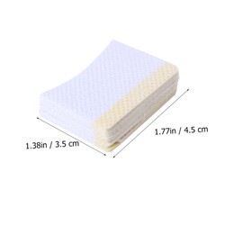 Gatuida 160pcs Arc Shaped Makeup Remover Pads Comfortable Reusable Eye Cream Cleaning Cushions for Women for Makeup Removal Eyelash Care Convenient Storage for Girlfriends