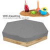Waterproof Hexagonal Children Sand Pit Cover Protector Garden Bathing Pool
