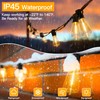 Ccinny 45FT 27 ST38 LED Outdoor String Lights Waterproof,Dimmable Patio
