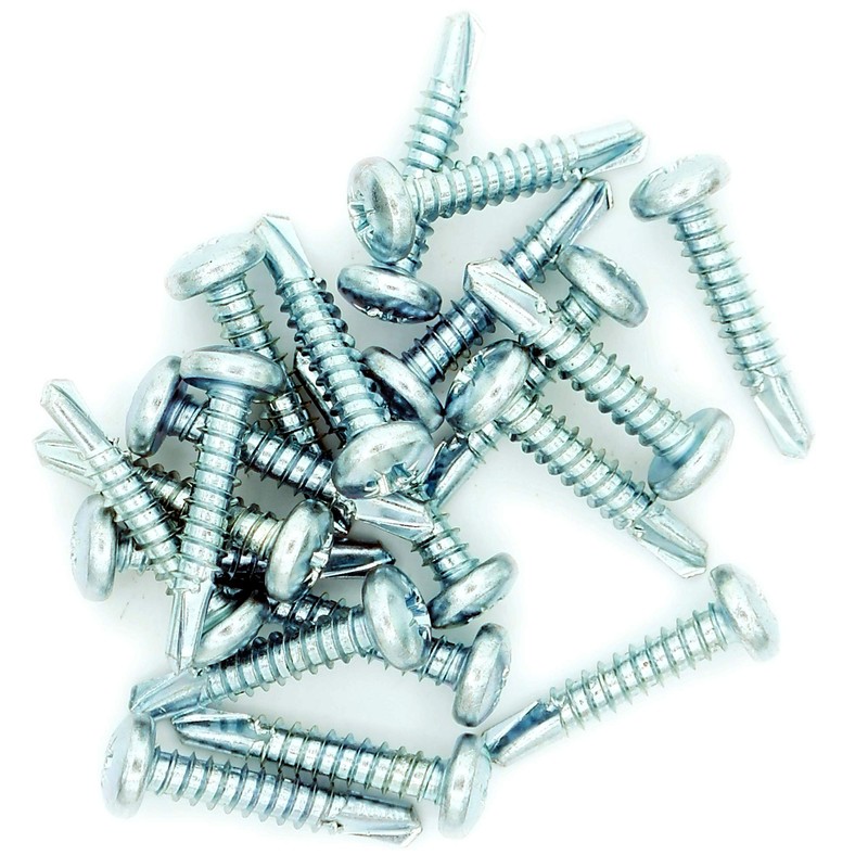 M4.8 (4mm x 13mm) Pozi Pan Self-Drilling Screw - Steel