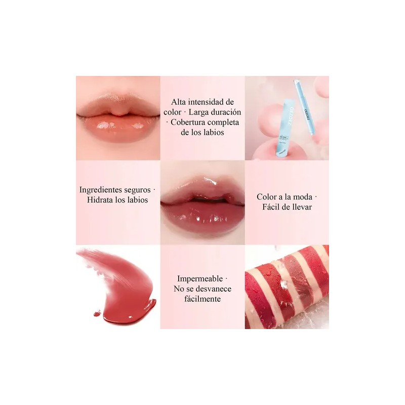 Labial Brillo De Prensa Lápiz Gloss Maquillaje