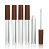 COSIDEA 50pcs Empty Round 1.5ml slim Brown lip gloss tubes
