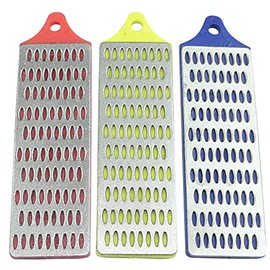 AERZETIX - C50026 - Set of 3 - Mini Whetstones - 75 x 25 mm - for Sharpening - Grit 180/260/360 - Sharpening Stone