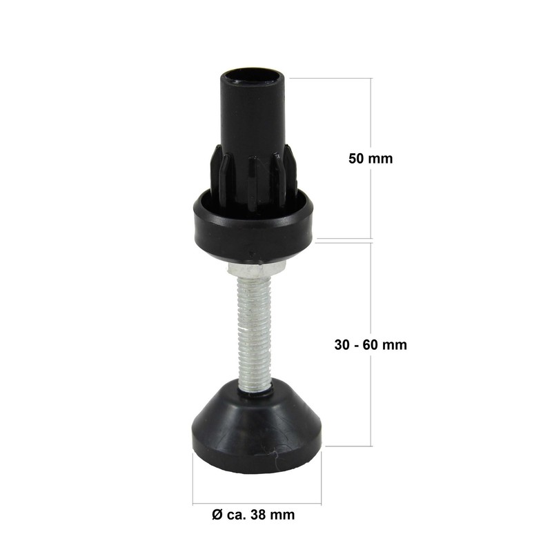 Adjustable 28mm Pipe Base