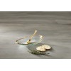 Mud Pie Gold Glass Dip Bowl Set, 7.5" x 1.75"