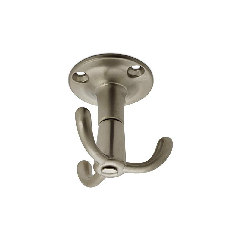 4 x Tromso 3-Way Swivel Hooks Stainless Steel Look Matt