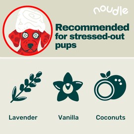Noudle Pets - Calming Shampoudle, 16oz, Moisturizing and Gentle All Natural pet Shampoo with Lavender, Vanilla, Cucumber, Aloe, and Oatmeal