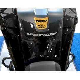 labelbike - Tank PAD 3D Resin Sticker for Motorcycle Compatible with Suzuki V-Strom 1050 Gold