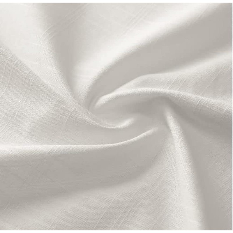 White Ritva Curtain Set - Size: 57 x 98 (1,