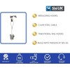 Picture Frame Hanging Chrome Moulding Hooks with Steel Cable Wire