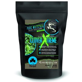 Pure Whitetail Clover Xtreme | Select Seed Blends | Whitetail Deer & Turkey Perennial Clover Seed Blend | Clover Food Plot Seeds for Deer | Plants 1 Acre | 5 lb Bag