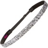 Hipsy 2pk Women's Adjustable NON SLIP Skinny Bling Glitter Headband