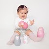 Rosa & Bo RBPnk01 Nesting Dolls, Pastel Pink