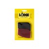 Lodge SCRAPERPK Set of 2 Durable Polycarbonate Pan Scrapers,Red and