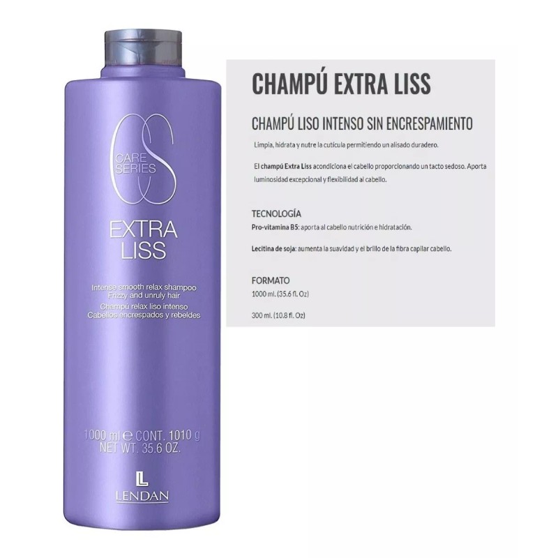 Lendan Extra Liss Shampoo + Mascarilla + Crema