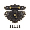 Padlock Latch Hasp Buckle Latch, Embossing Decorative Brass Hasp Clasp