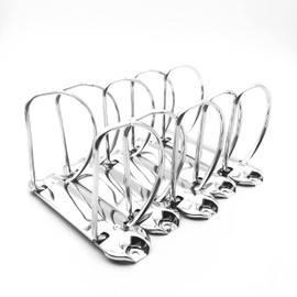 Shuokecrafts 5Pack 2-Ring Binder Mechanism Spines for Top-Binding, 2 D-Rings (76mm)