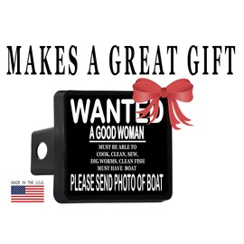 Rogue River Tactical Funny Fishing Boat Truck Trailer Hitch Cover Plug Fish Bass Gift for Fisherman Wanted