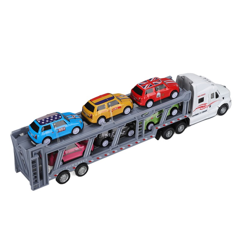 1:48 Carrier Truck Toy Model Alloy Detachable Six Car Kids