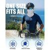JHYWELL Cooling Neck Gaiter Face Cover, White UV Protection Mask,