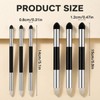 6 Pcs Oil Pastel Blending Sticks, Dual Tip Sponge &