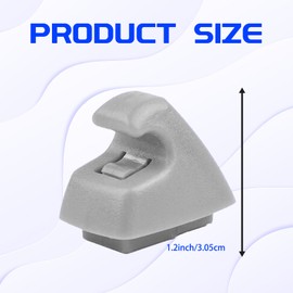 Unifizz 2PCS Sun Visor Clips for Cars,Sun Visor Support Clip Retainer,Auto Sunvisor Hook Bracket Holder Replacement 95994975, Automotive Visor Accessories for Chevy Cruze Sonic Spark Buick Verano