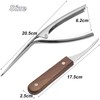 Shrimp peeling tool, 2-piece set, carving fork shrimp tool, stainless