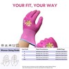 Vgo... 3 Pairs Women’s Gardening Gloves - Latex Coated Anti-Slip,