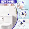2 Shaped Toilet Tank Knobs, Toilet Press Tool, Toilet Push
