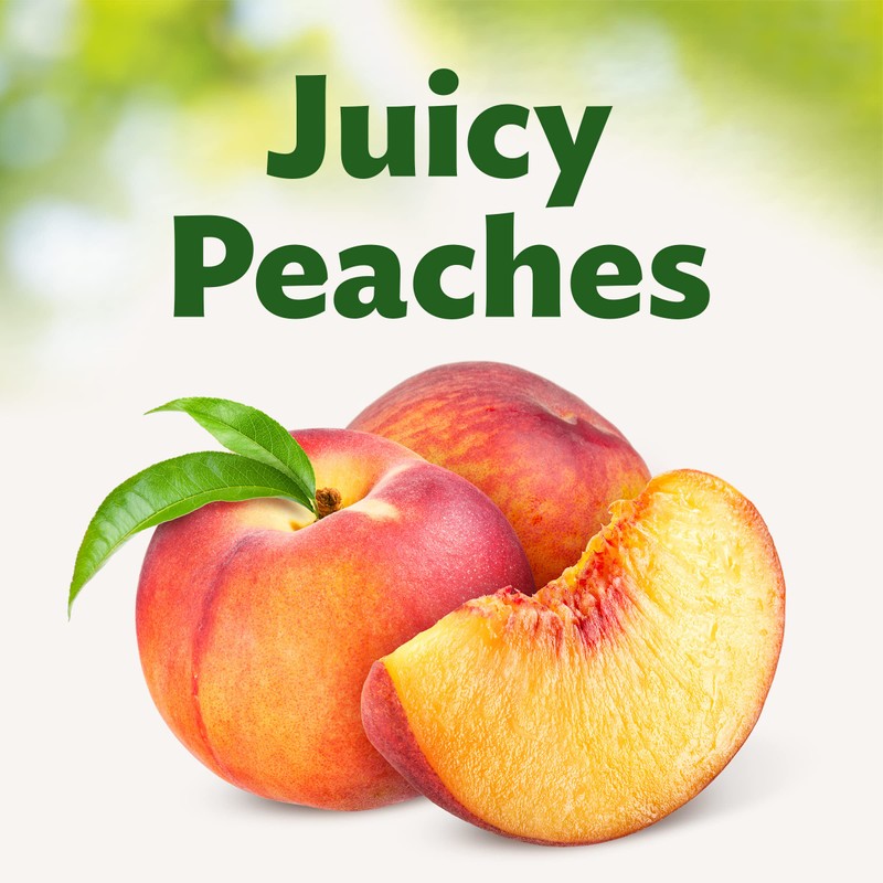 DEL MONTE Yellow Cling Peach Chunks in Heavy Syrup, Canned
