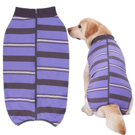 KUVEELA PET Large Dog Medium Dog Post-Surgery Clothing Female Male Dog Post-Surgery Clothing Dog Post-Surgery Wear Care Clothing Pet Clothing Elizabethan Collar Spaying Weaning Wound Protection