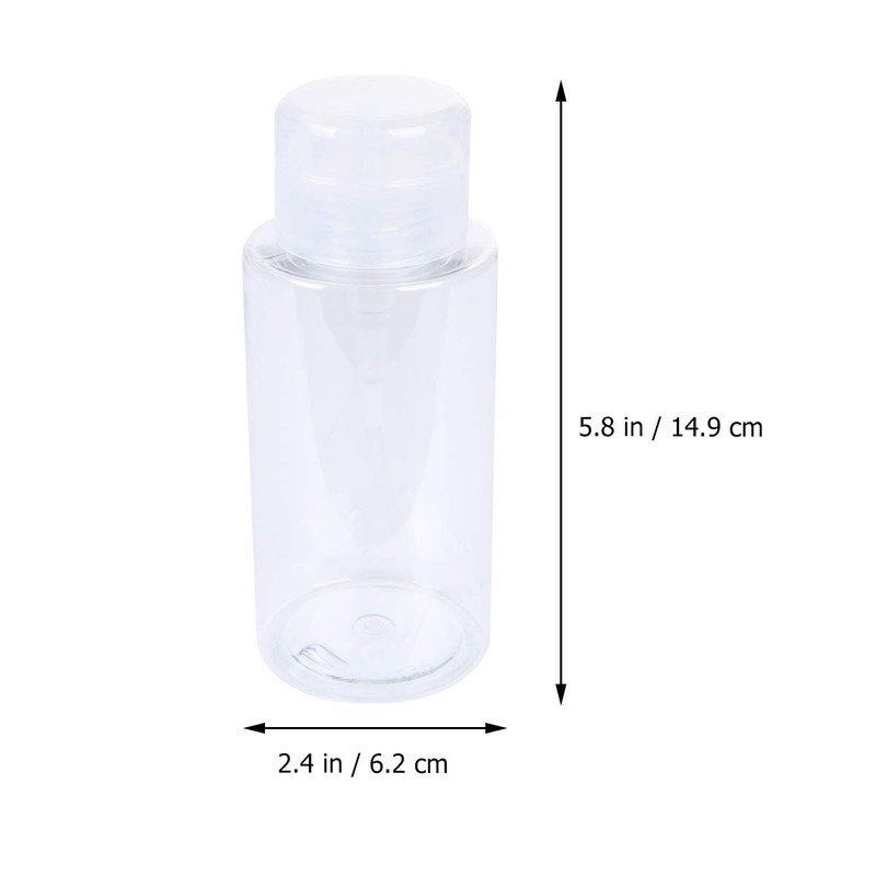 SUPVOX 300ml Makeup Remover Pump Bottle Empty Lockable Pump Dispenser
